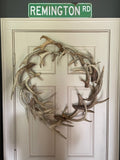 REAL Antler Wreath 28" - FREE SHIPPING - 100% Naturally Shed Deer Antlers