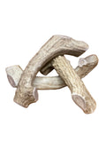 3-Pack Whole Antler Dog Chew - Grade A - All Natural Organic Long Lasting Treats Made from USA Naturally Shed Antlers - Free Shipping