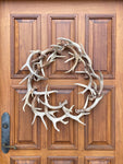 REAL Antler Wreath 28" - FREE SHIPPING - 100% Naturally Shed Deer Antlers
