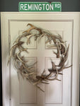 REAL Antler Wreath 28" - FREE SHIPPING - 100% Naturally Shed Deer Antlers