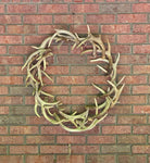 REAL Antler Wreath 28" - FREE SHIPPING - 100% Naturally Shed Deer Antlers