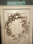 REAL Antler Wreath 28" - FREE SHIPPING - 100% Naturally Shed Deer Antlers