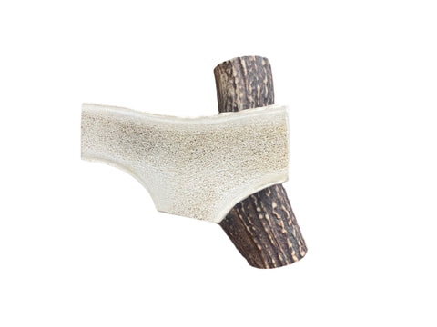 One X-Large Split premium Elk Antler Dog Chew - Free Shipping