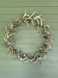 Handcrafted deer antler wreath by Remington Road