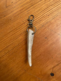 Hand Crafted Deer Antler Keychain - FREE SHIPPING